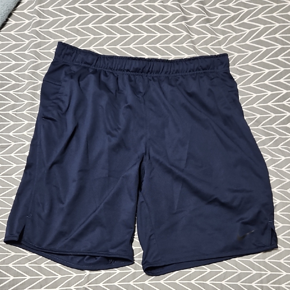 Nike Men's Dark Blue Athletic Shorts